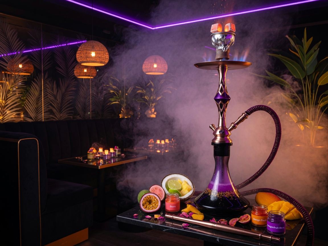 Shisha speciale me fruta në atmosfere lounge